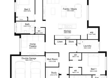 Single Story Home Plan