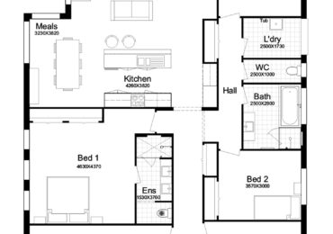 Single Story Home Plan