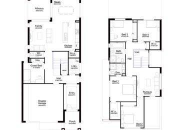 Double Story Home Plan