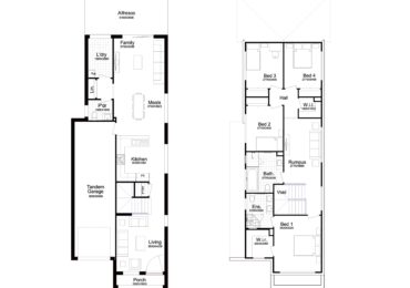 Double Story Home Plan