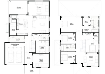 Double Story Home Plan