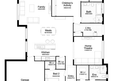 Single Story Home Plan