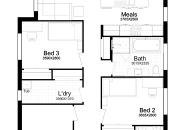 Single Story Home Plan