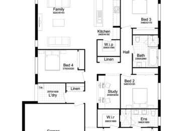 Single Story Home Plan