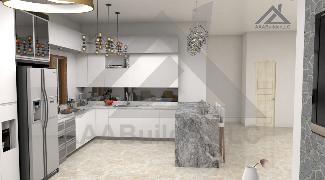 AAABuilderLLC Kitchen Interior Deisgn