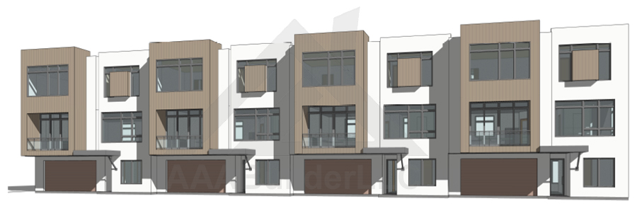 2315 Kirby Rendering Townhouse